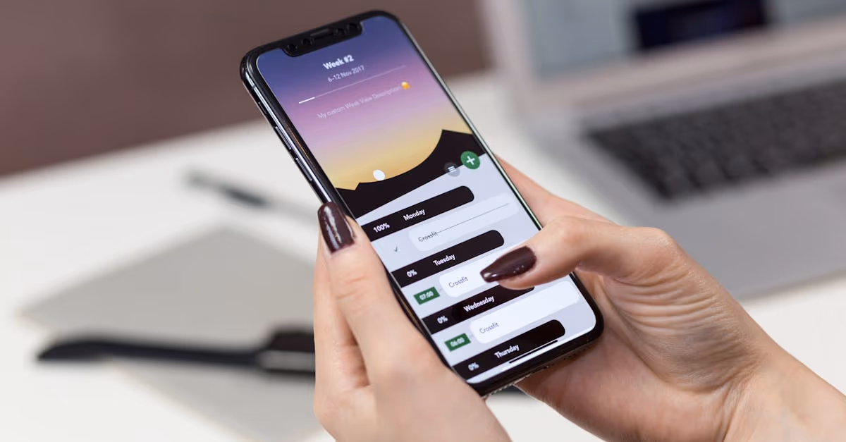 service app on smart phone